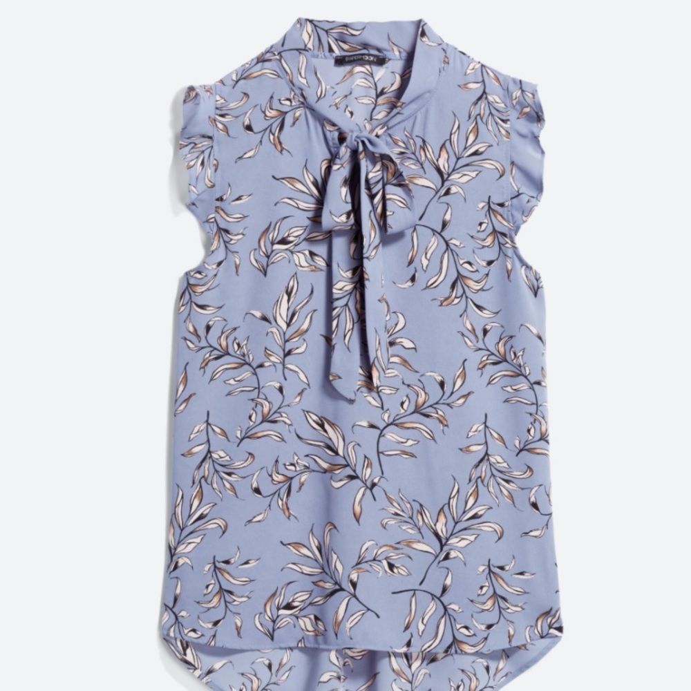 Papermoon Jinean Tie Neck Blouse